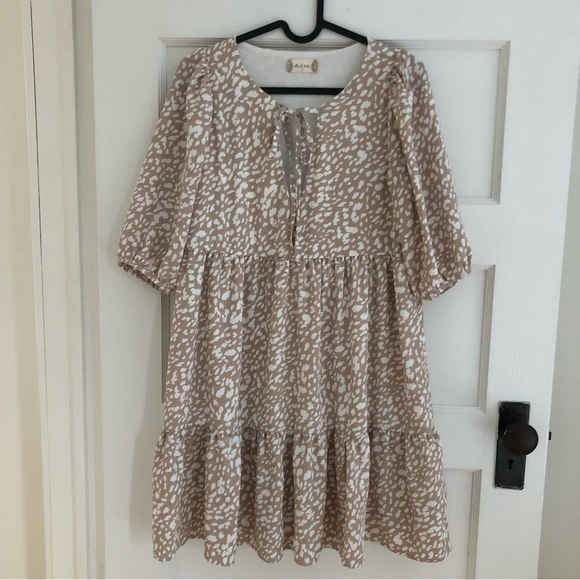 ALTAR’D State Printed Babydoll Mini Dress - Picture 2 of 12